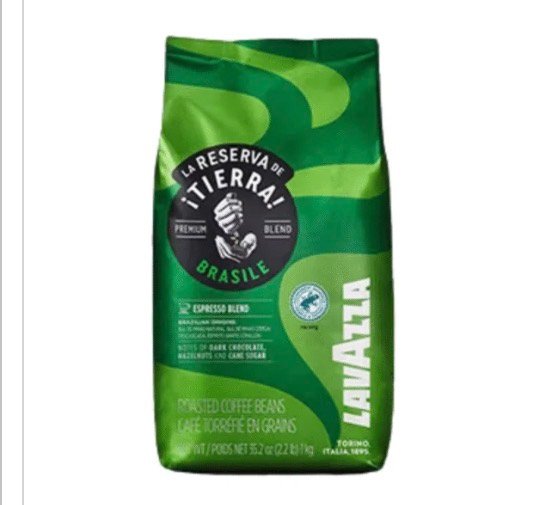 Lavazza La Reserva de ¡Tierra! Brasile Blend 1 kg çekirdek kahve paketi