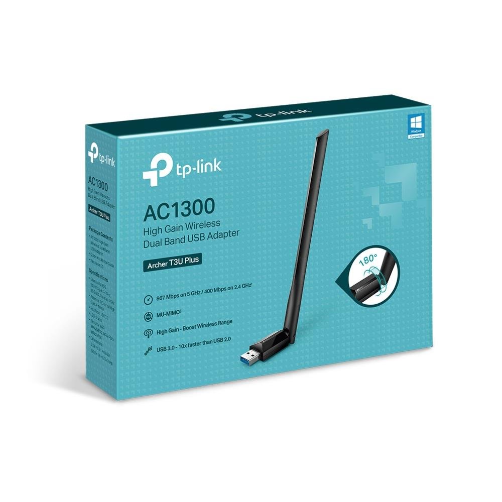 TP-Link Archer T3U Plus AC1300 USB Wi-Fi adaptör